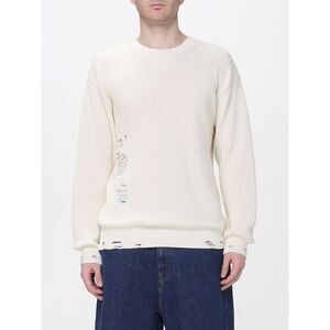 Disclaimer Sweater Men White